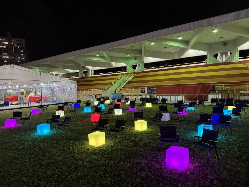 LED furniture rental Singapore