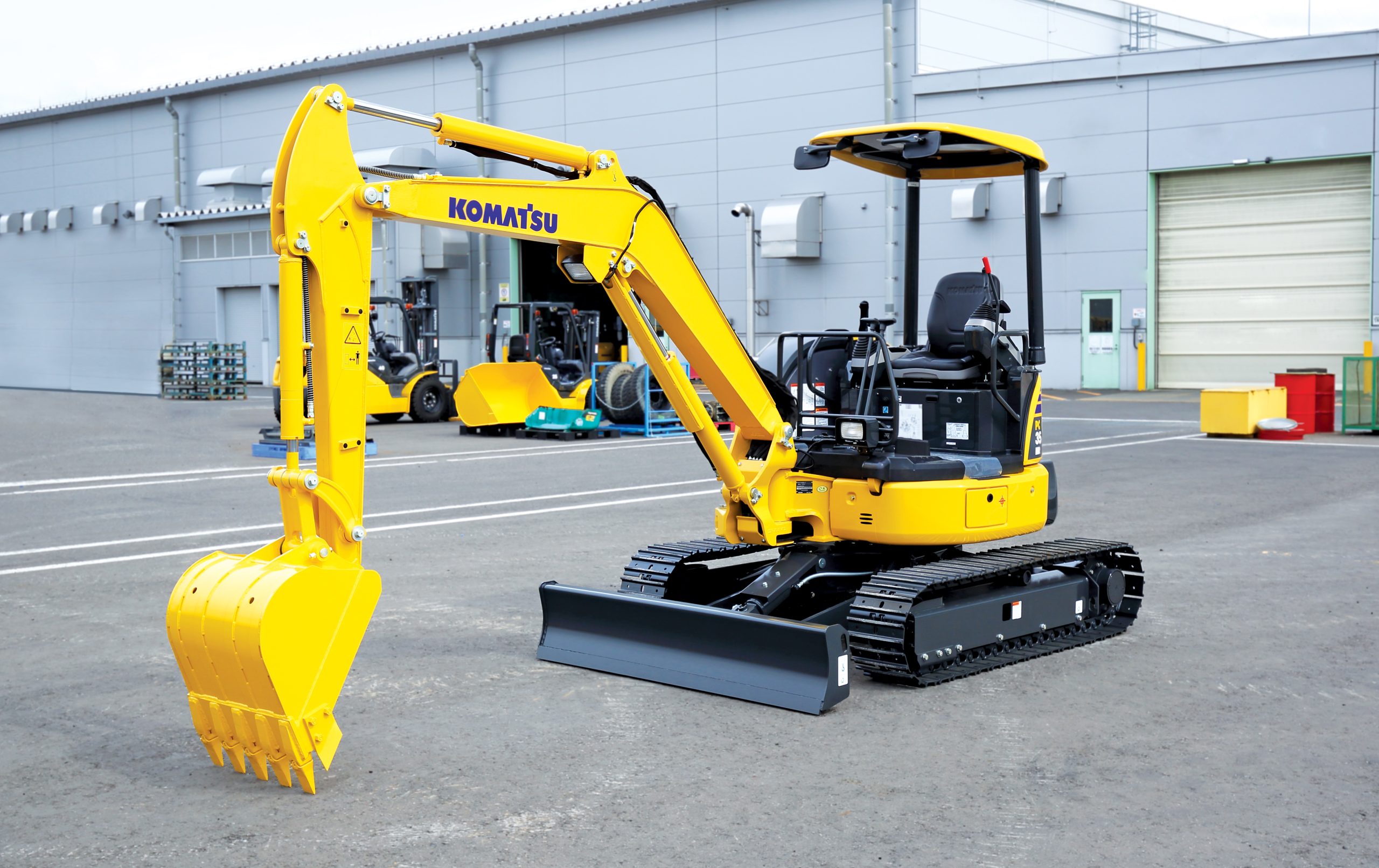 Komatsu excavator