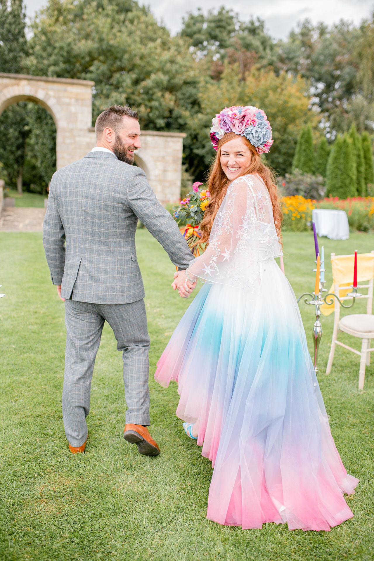 Coloured Wedding Dresses