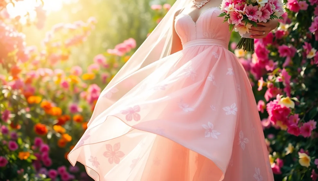 Coloured Wedding Dresses
